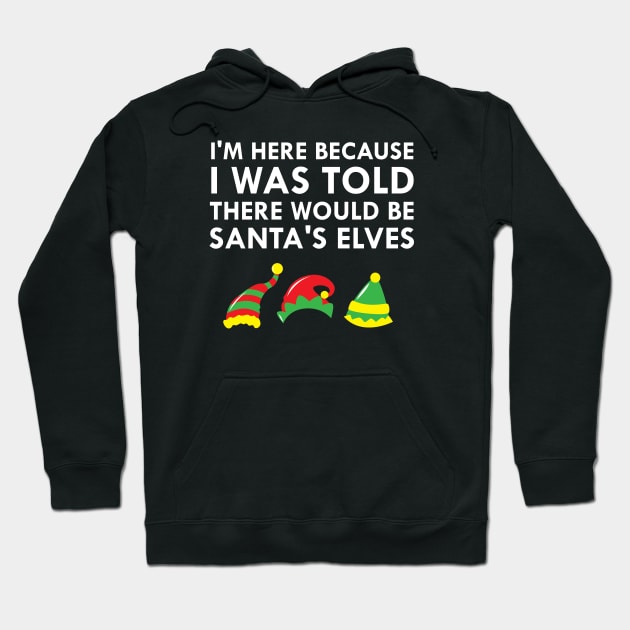 I Was Told There Would Be Santa's Elves Christmas Elf Hoodie by FlashMac